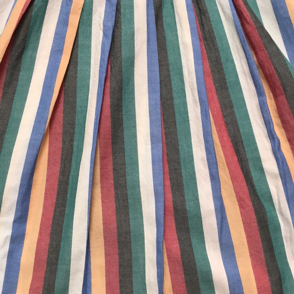 Madewell Square-Neck Mini Dress in Festival Stripe - Picture 5 of 7